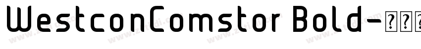 WestconComstor Bold字体转换